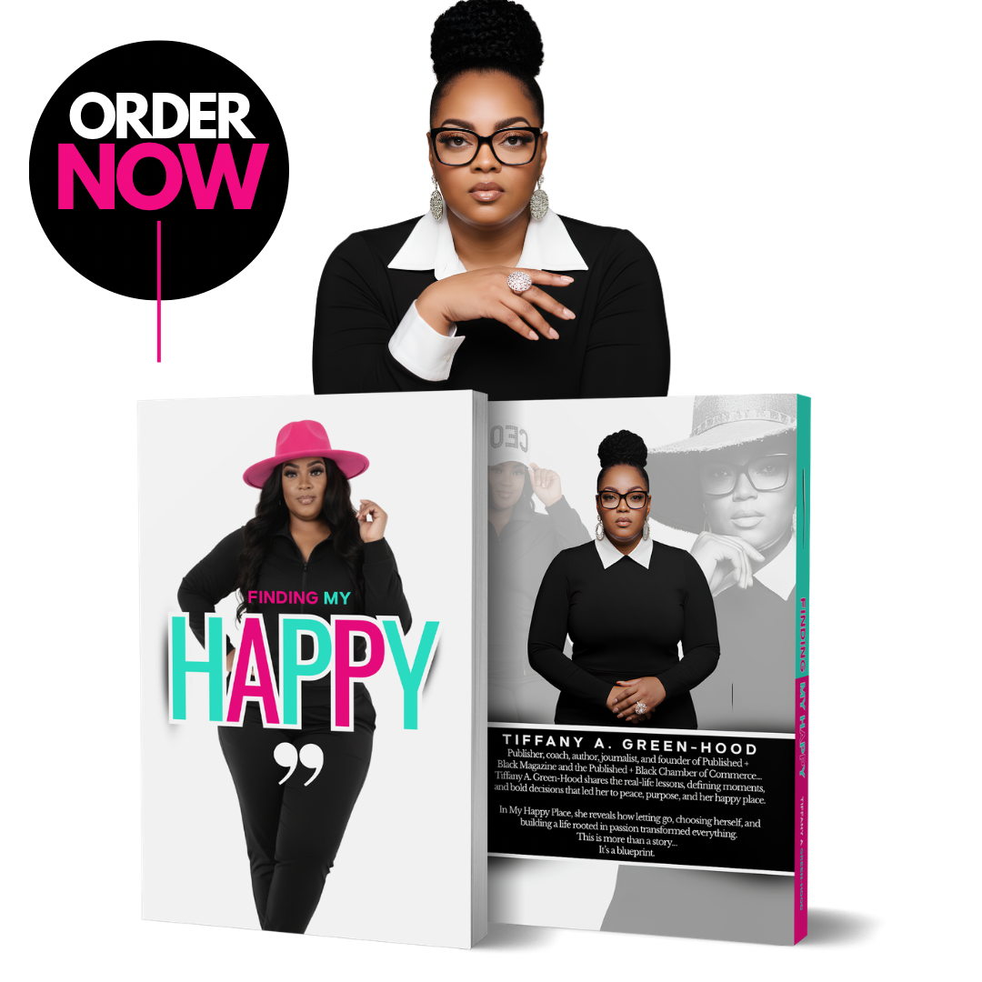 Finding My Happy book cover by Tiffany A. Green-Hood — pre-order June 14, 2026