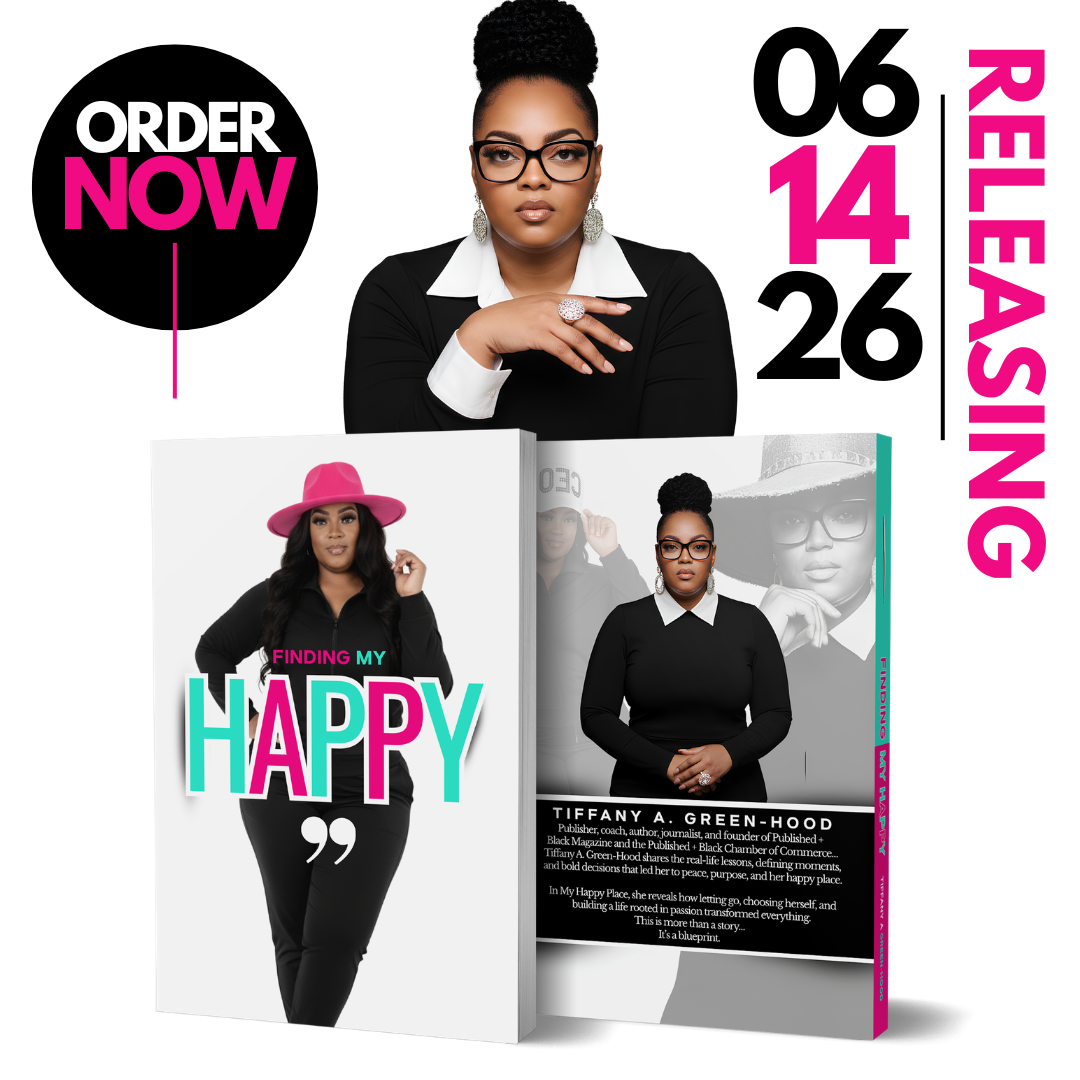 Finding My Happy book cover by Tiffany A. Green-Hood — pre-order June 14, 2026